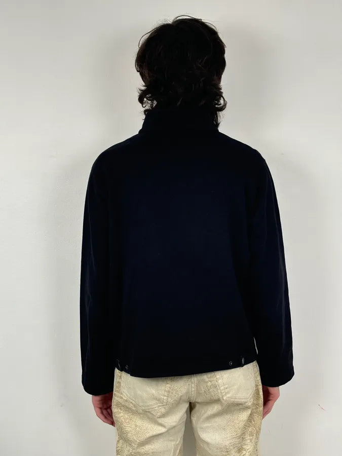 Agnes b Black Cotton Button-Front Cardigan RMbfPvT 2
