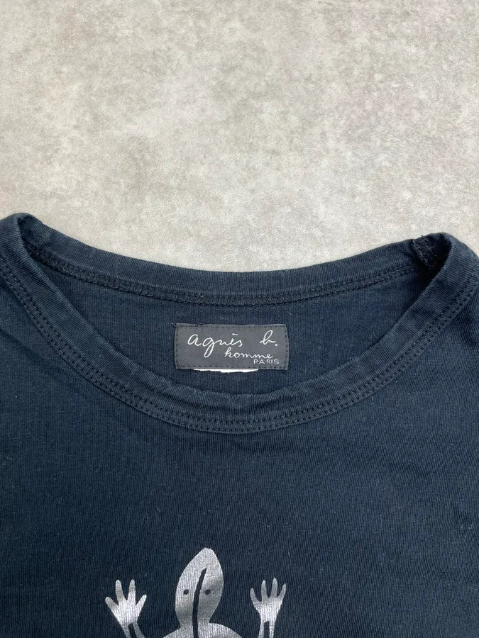 2000s Agnès B Black Lizard Longsleeve ARaGYNM 6
