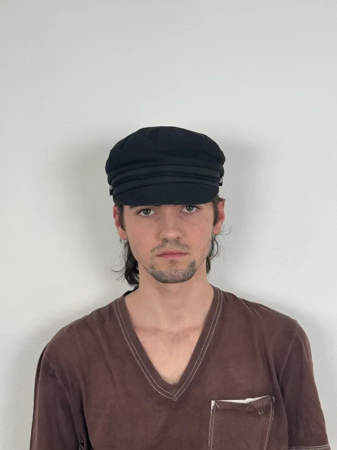 Agnes B Black Officer Hat rhLtLko 2