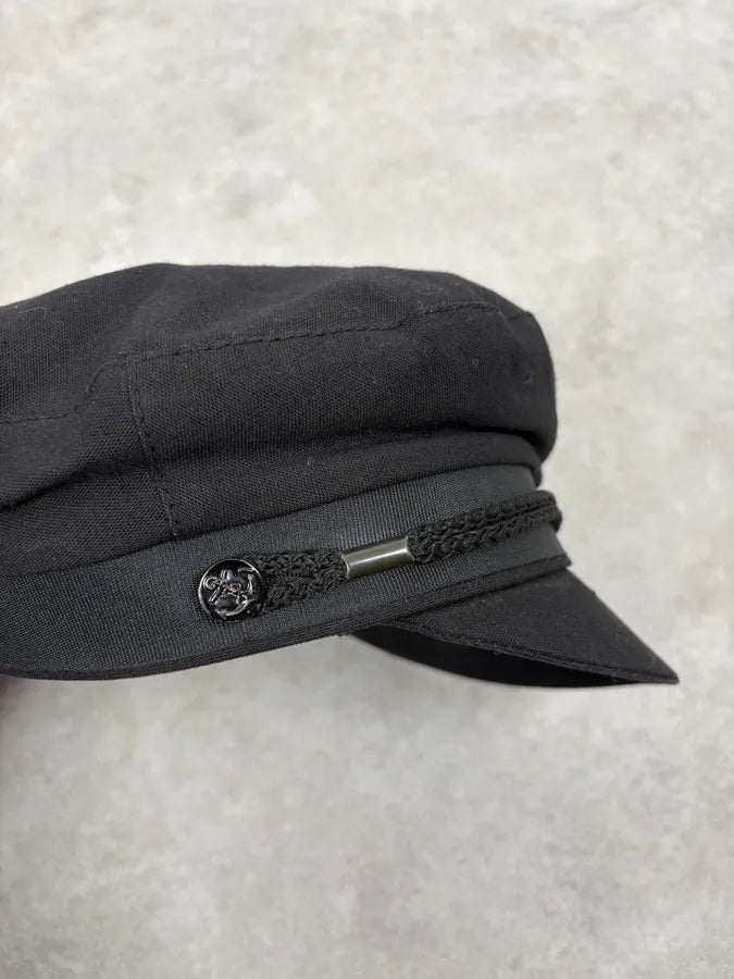 Agnes B Black Officer Hat rhLtLko 3