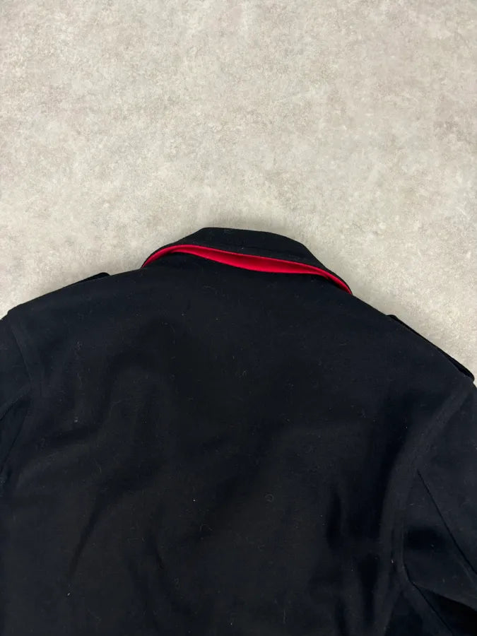 Agnes b Black Wool Contrast Collar Perfecto Jacket wfnQZsw 7