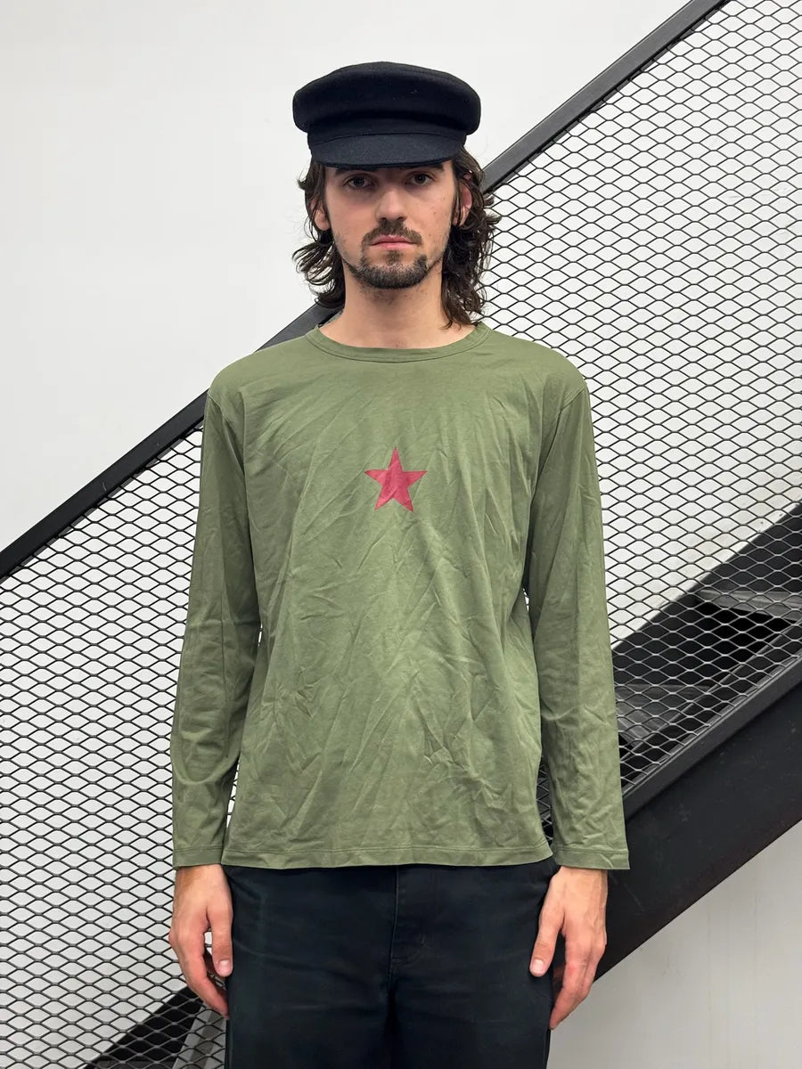 Agnes b Olive Middle Star Longsleeve cfHkNOD 0