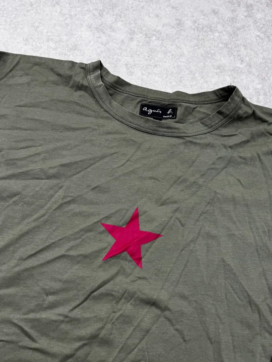 Agnes b Olive Middle Star Longsleeve cfHkNOD 3