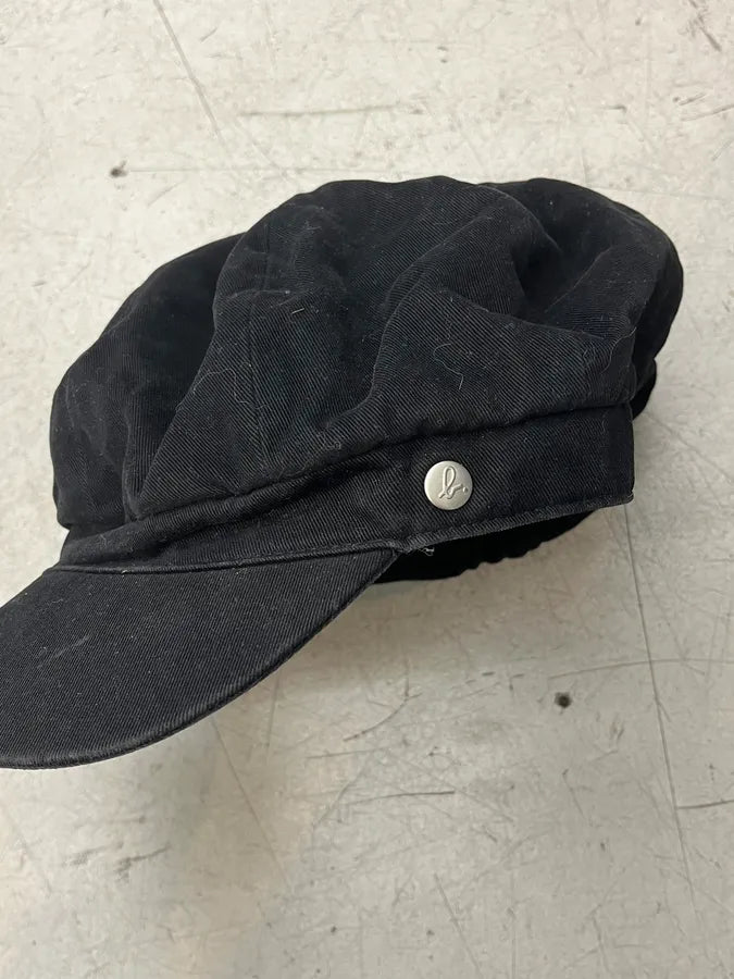 Agnès B Black Officer Cap cGiPyYU 4