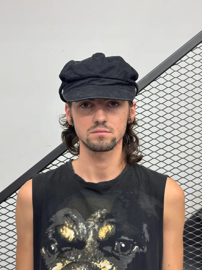 Agnès B Black Officer Cap cGiPyYU 1