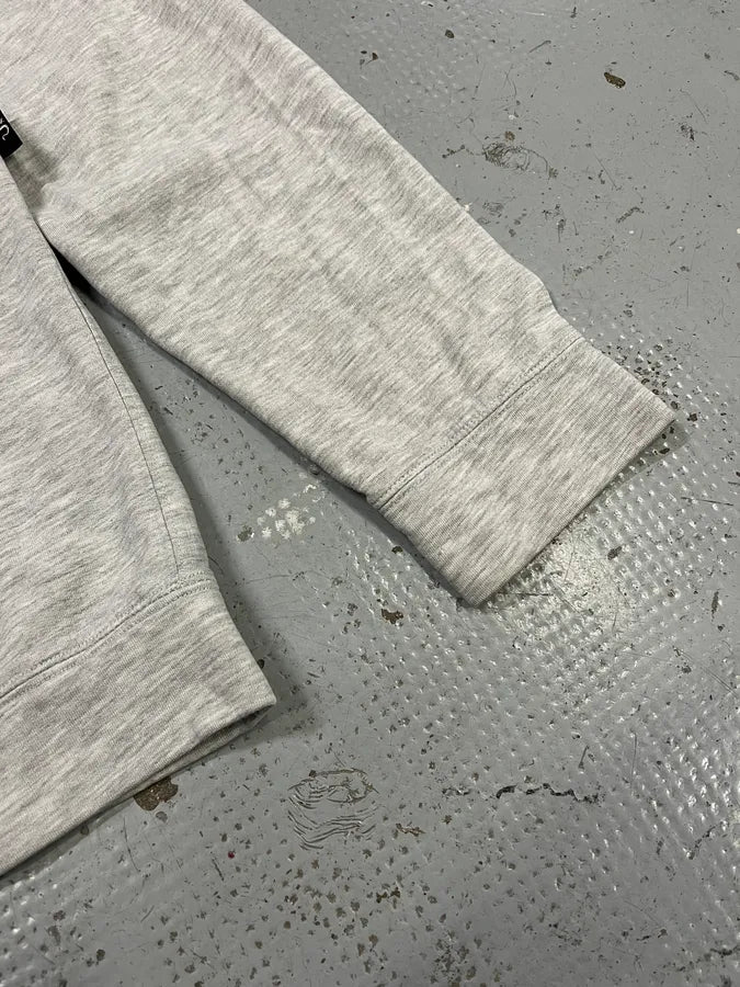 Agnès B Grey Minimalist Zip-Up Hoodie gNJJzVN 5