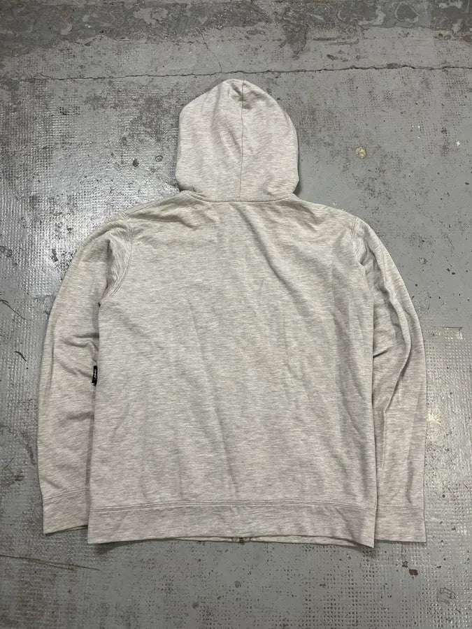 Agnès B Grey Minimalist Zip-Up Hoodie gNJJzVN 7