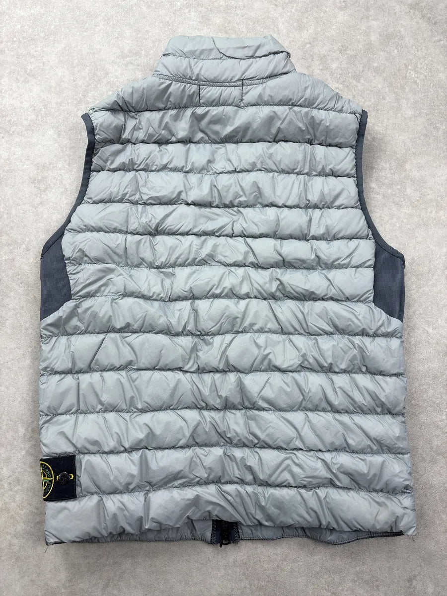 AW2017 Stone Island Grey Quilted Puffer Vest ajUypqkw 5