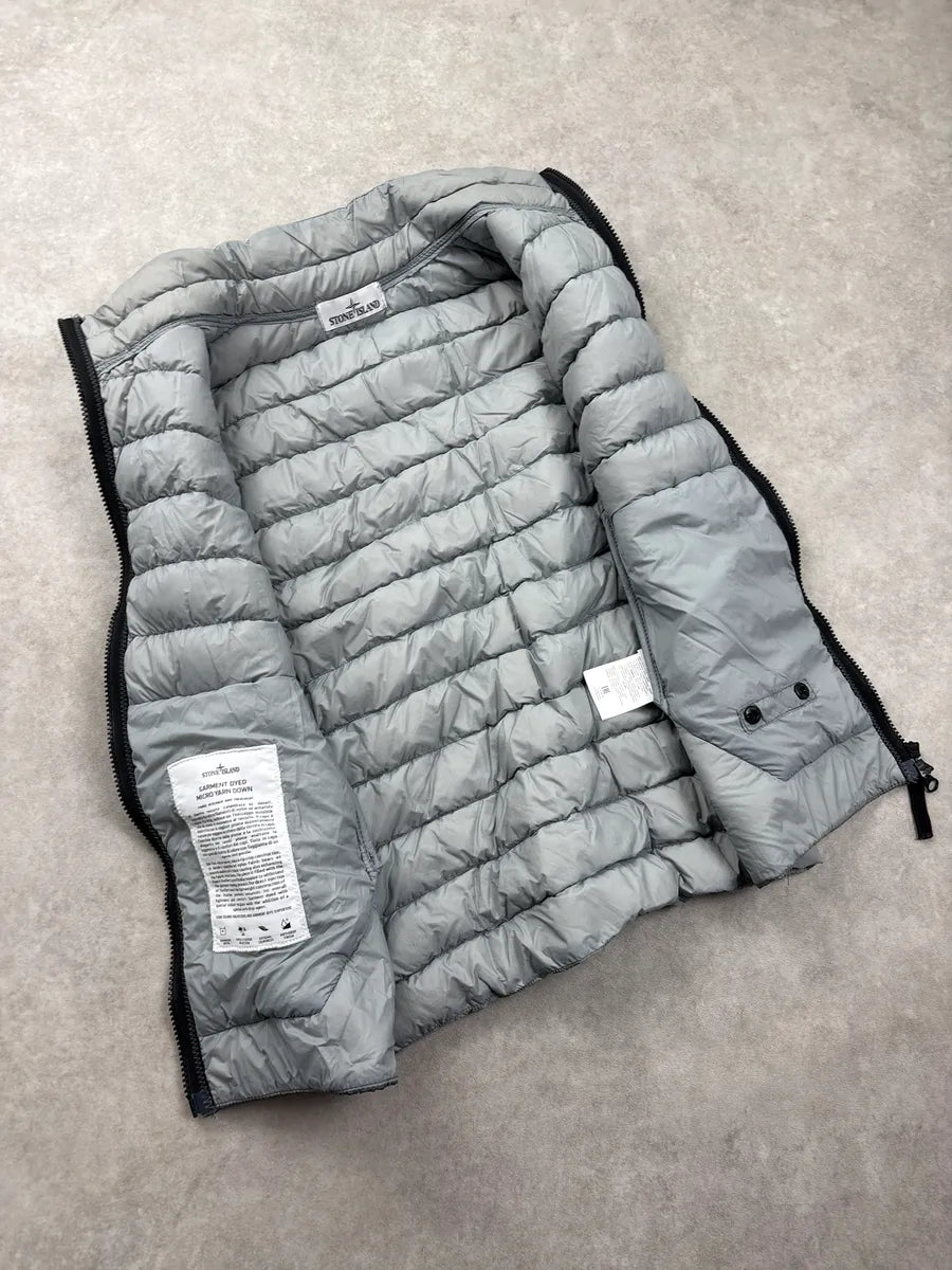 AW2017 Stone Island Grey Quilted Puffer Vest ajUypqkw 6