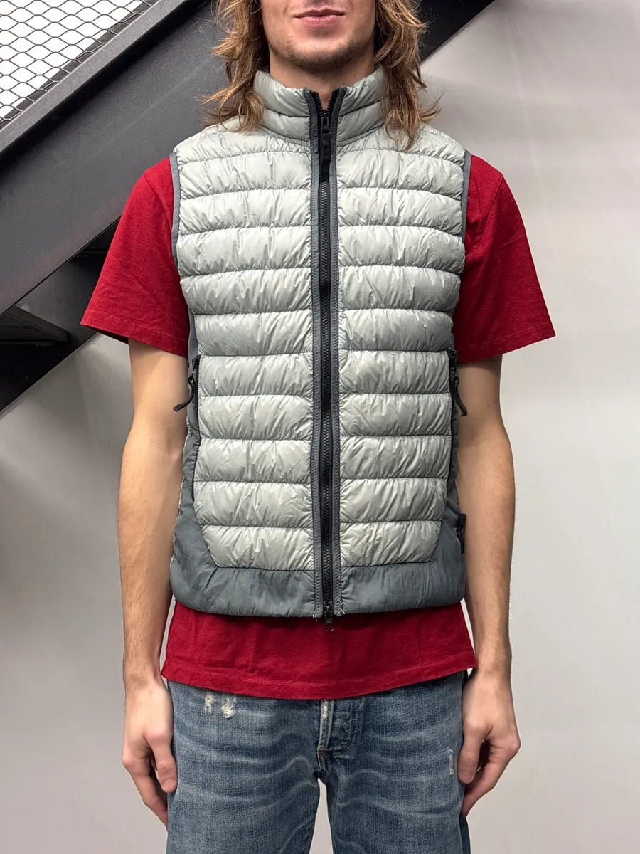 AW2017 Stone Island Grey Quilted Puffer Vest ajUypqkw 1