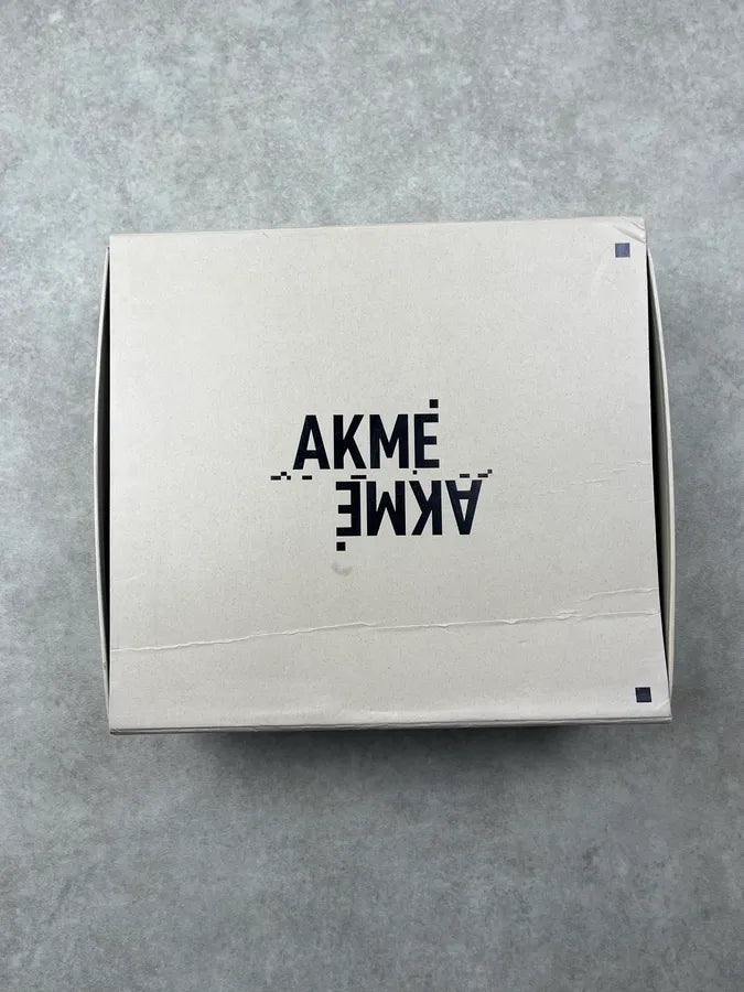 Acne Studios Black Akme Military Vibram Leather Sneakers HFvGlkI 8