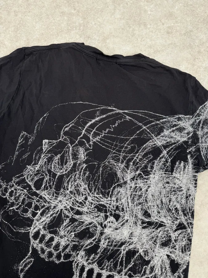 Alexander McQueen Abstract Skeleton Black T-Shirt AOhoNcg 5