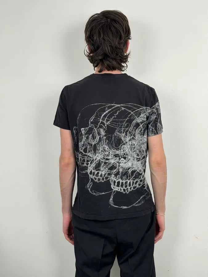 Alexander McQueen Abstract Skeleton Black T-Shirt AOhoNcg 2