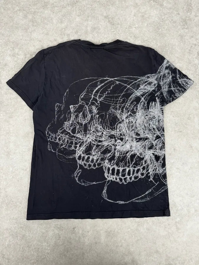 Alexander McQueen Abstract Skeleton Black T-Shirt AOhoNcg 3