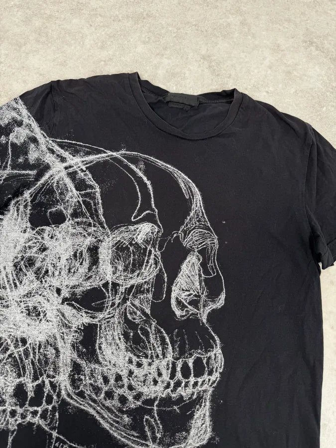 Alexander McQueen Abstract Skeleton Black T-Shirt AOhoNcg 4