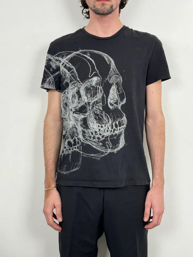 Alexander McQueen Abstract Skeleton Black T-Shirt AOhoNcg 1