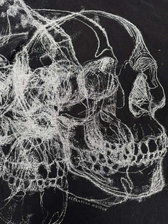 Alexander McQueen Abstract Skeleton Black T-Shirt AOhoNcg 6