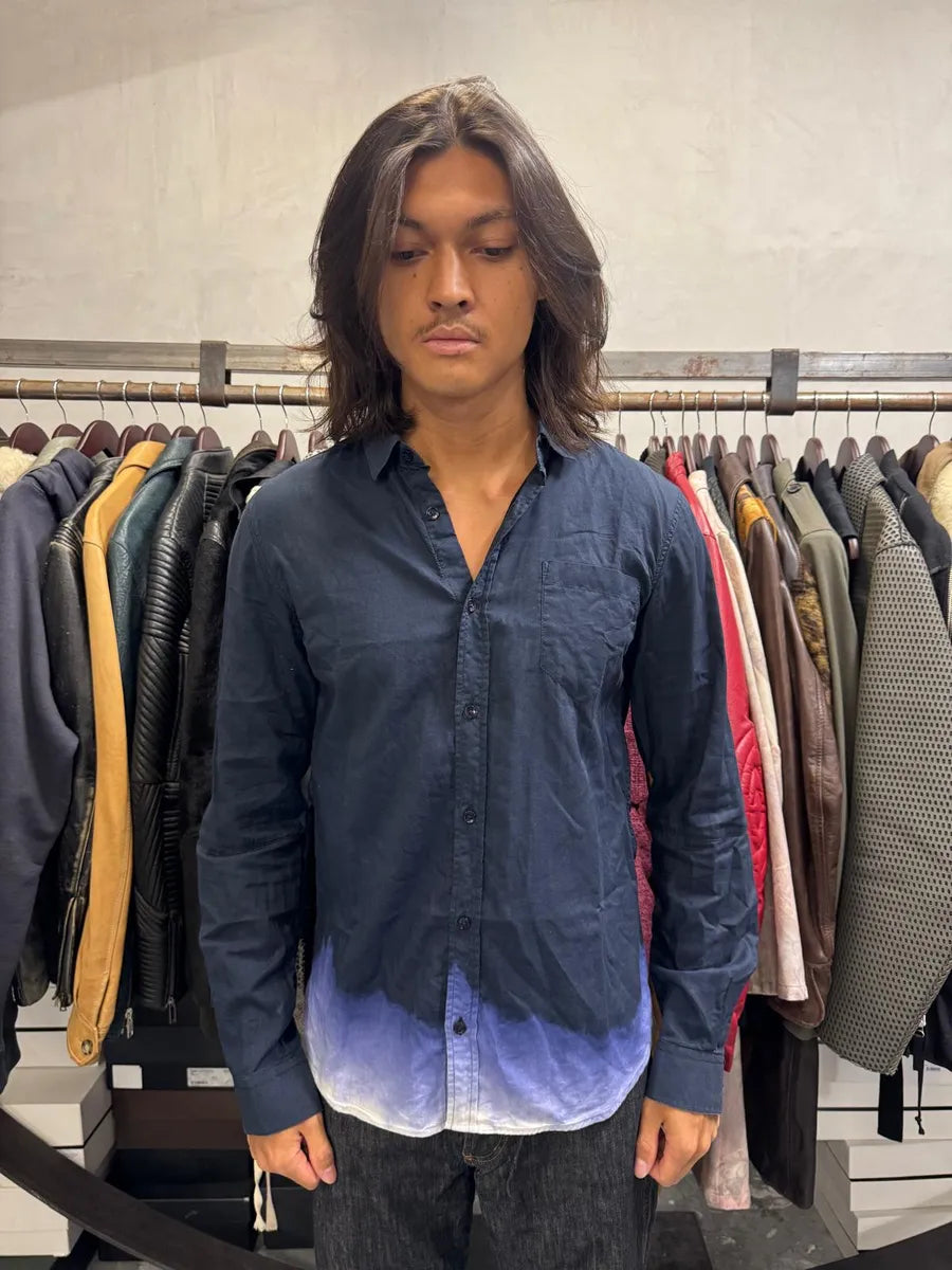 Alexander Mcqueen Black & Purple Gradient Shirt PgwOqdM 1