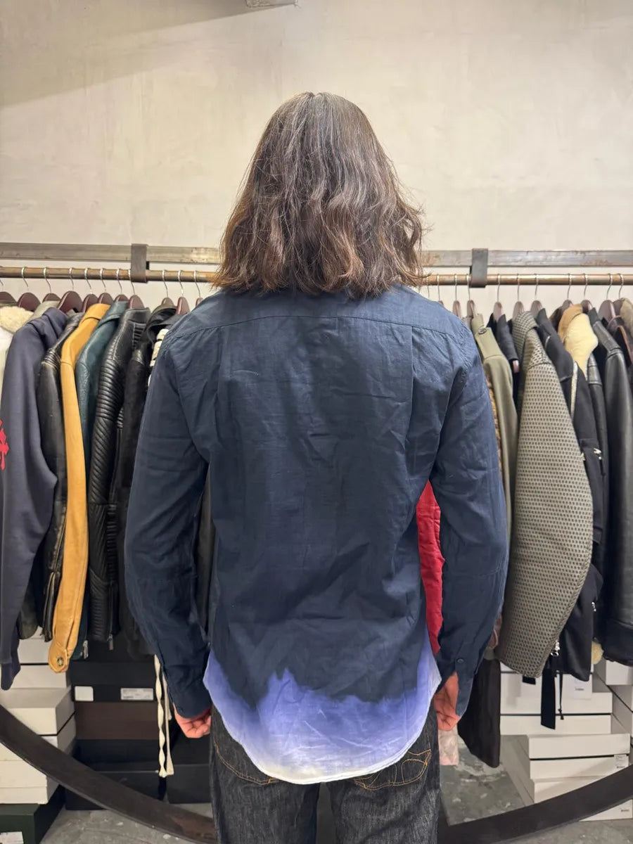 Alexander Mcqueen Black & Purple Gradient Shirt PgwOqdM 2