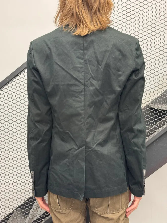 2000s Alexander McQueen Black Striped Collar Blazer Jacket jElYcRg 2