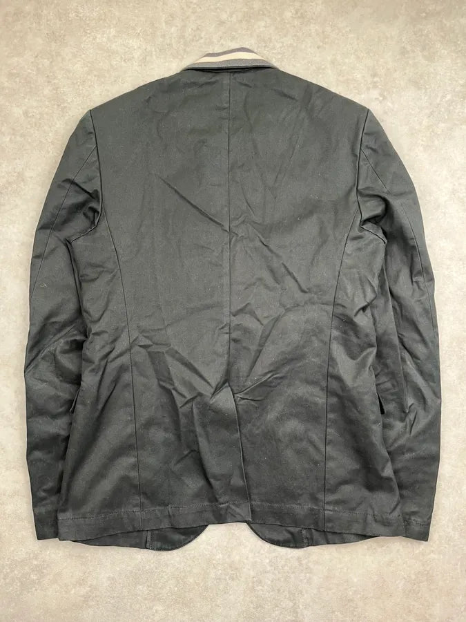 2000s Alexander McQueen Black Striped Collar Blazer Jacket jElYcRg 4