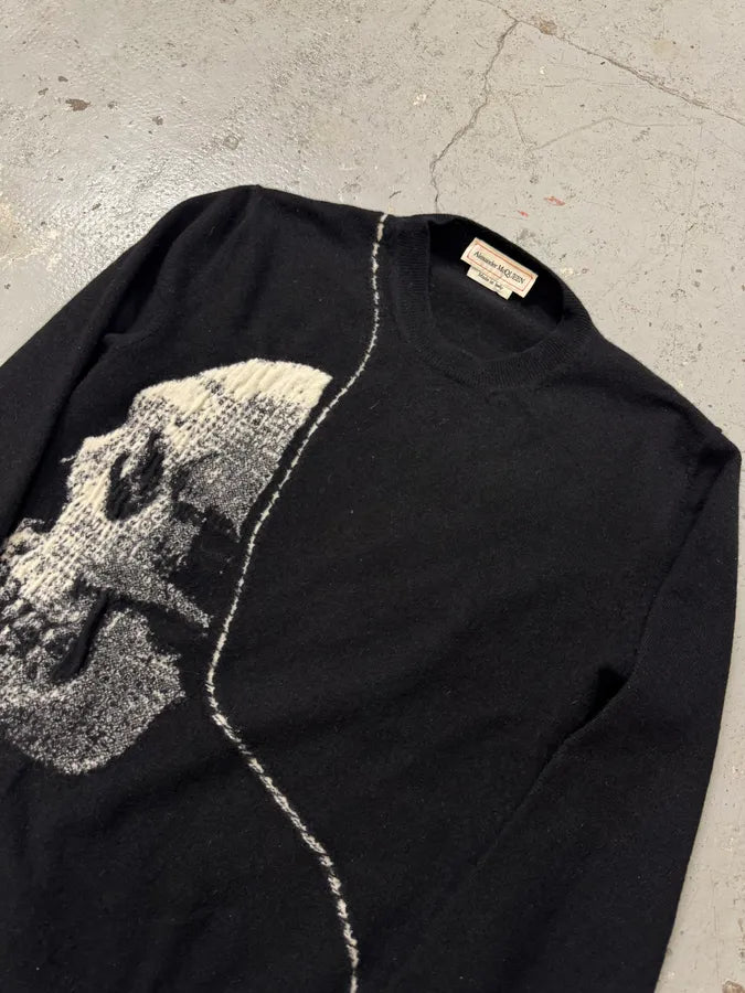 Alexander McQueen Black Deadskull Sweater LRlKoIe 3