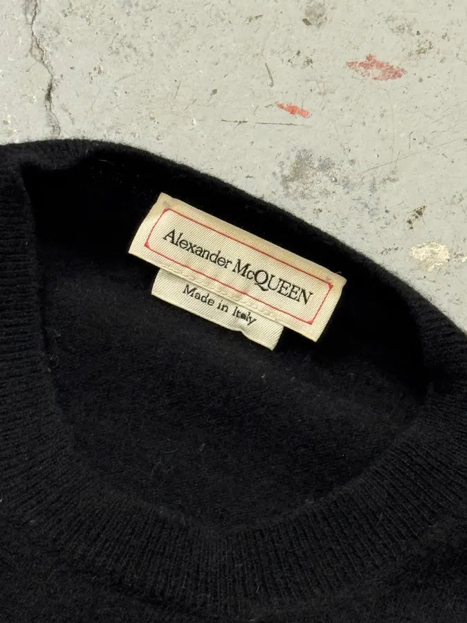 Alexander McQueen Black Deadskull Sweater LRlKoIe 4