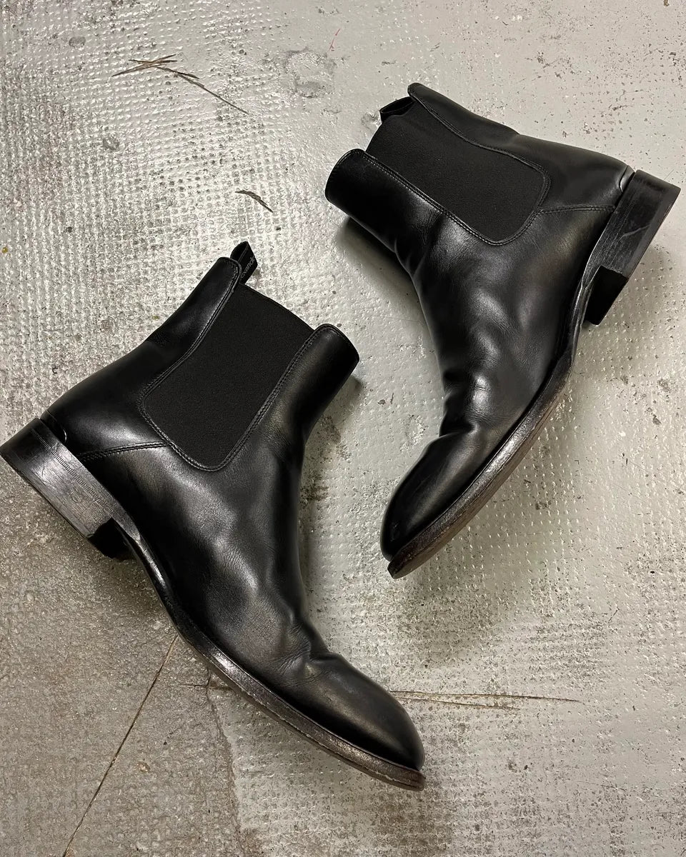 Alexander Mcqueen Black Leather Boots  ecrEbQD 2