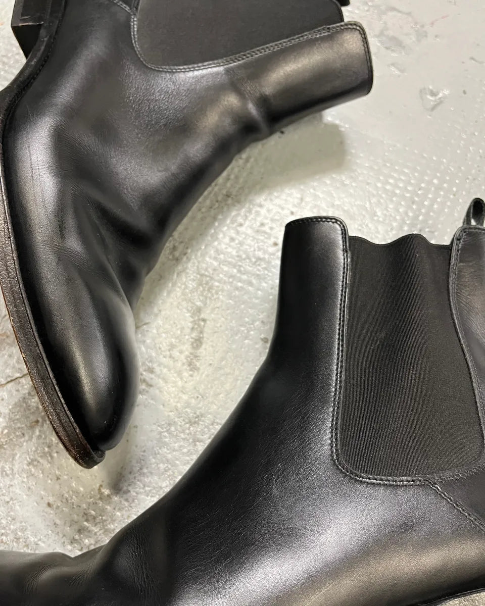Alexander Mcqueen Black Leather Boots  ecrEbQD 3