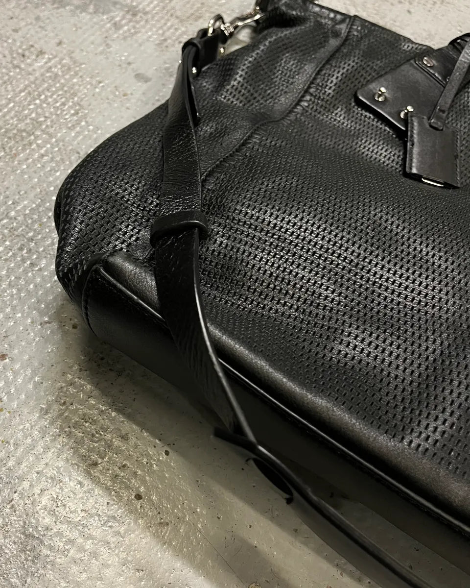 Alexander McQueen Black Leather Razor Blade Handle Bag HttAEFm 6
