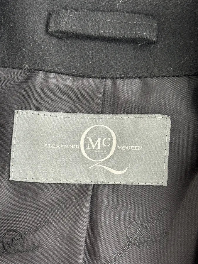 Alexander McQueen Black Long Wool Multi Zips Jacket XdJEobu 11