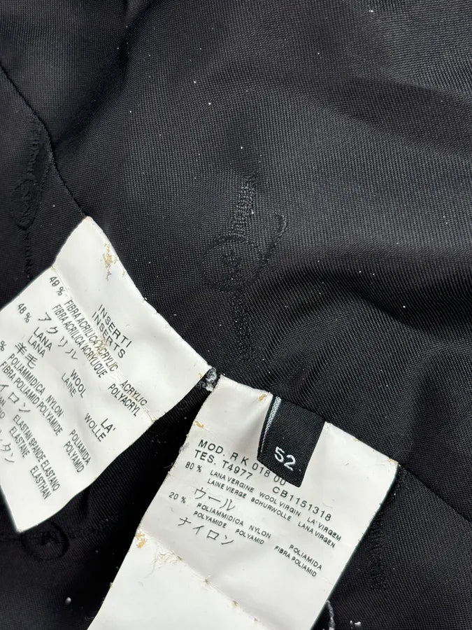 Alexander McQueen Black Long Wool Multi Zips Jacket XdJEobu 12