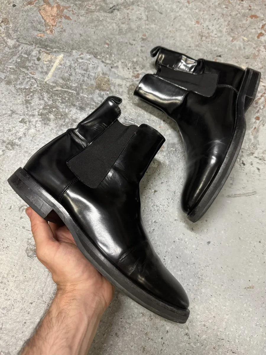 Alexander Mcqueen Black Premium Leather Boots yFpQLVN 0