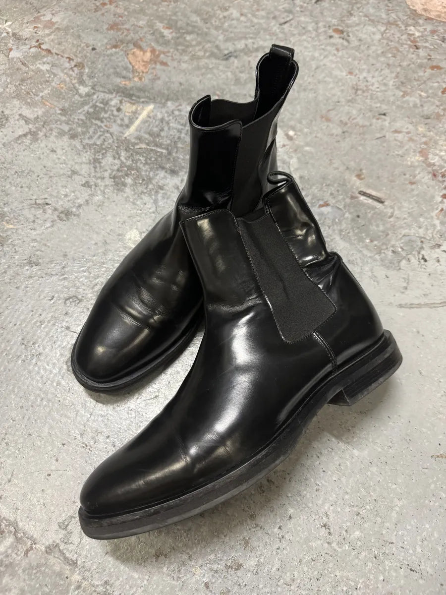 Alexander Mcqueen Black Premium Leather Boots yFpQLVN 1