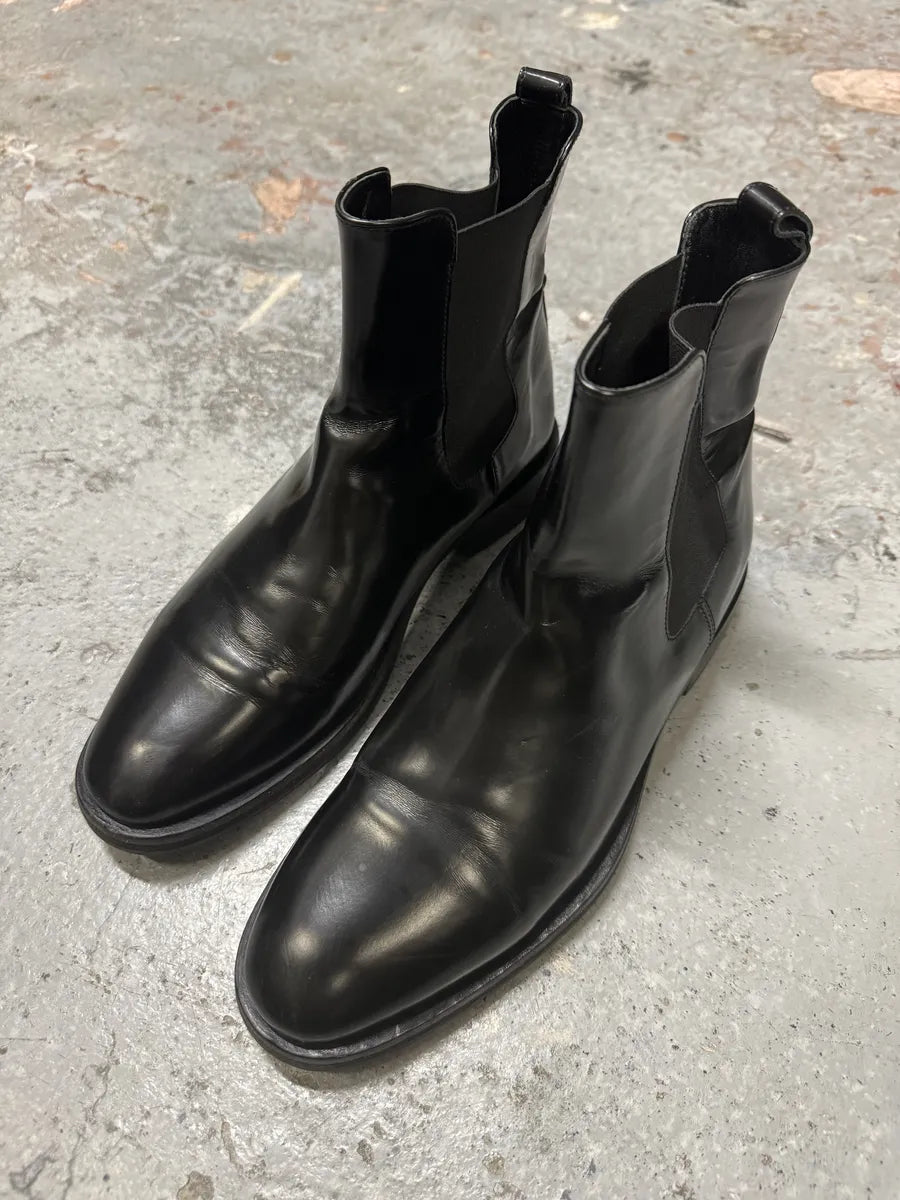 Alexander Mcqueen Black Premium Leather Boots yFpQLVN 2