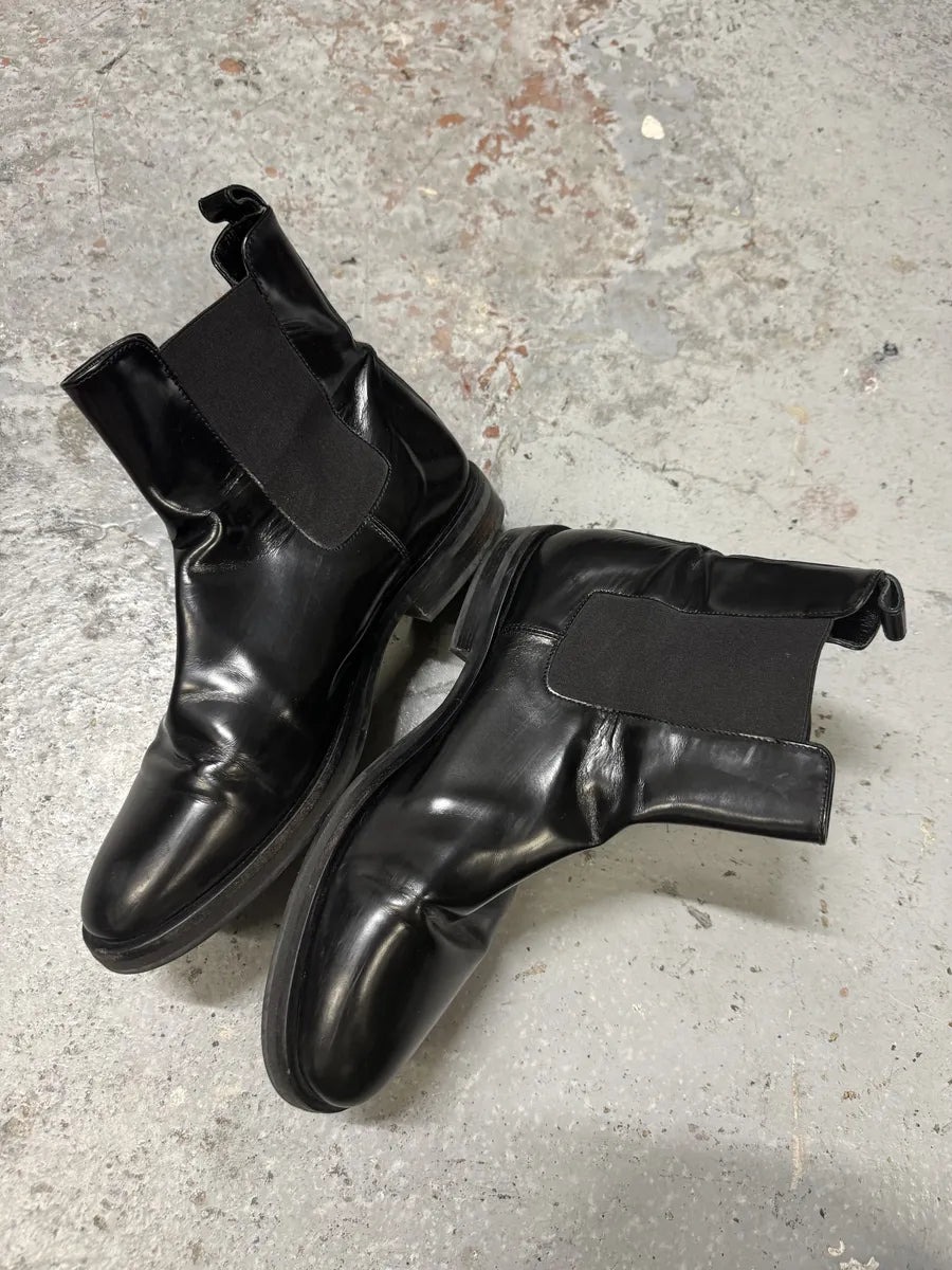 Alexander Mcqueen Black Premium Leather Boots yFpQLVN 4