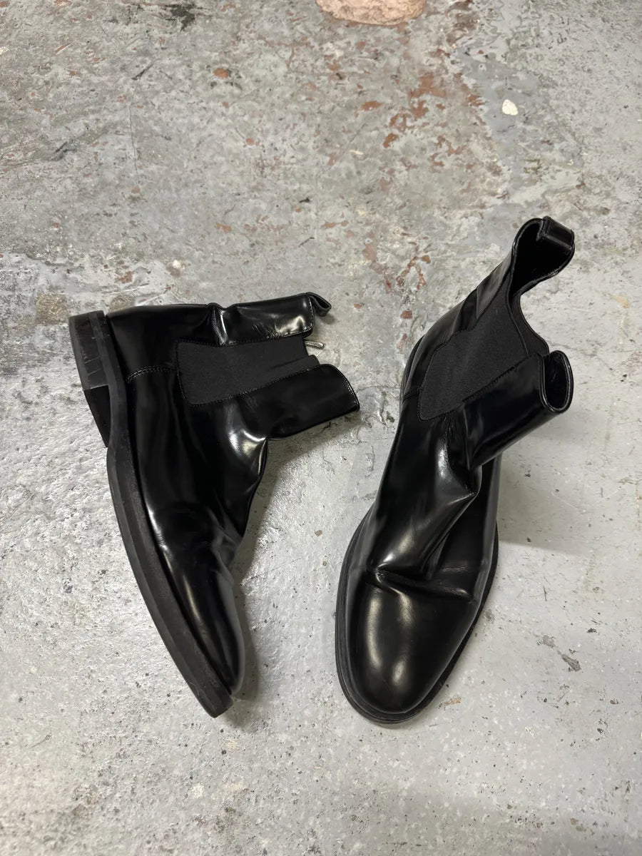Alexander Mcqueen Black Premium Leather Boots yFpQLVN 5