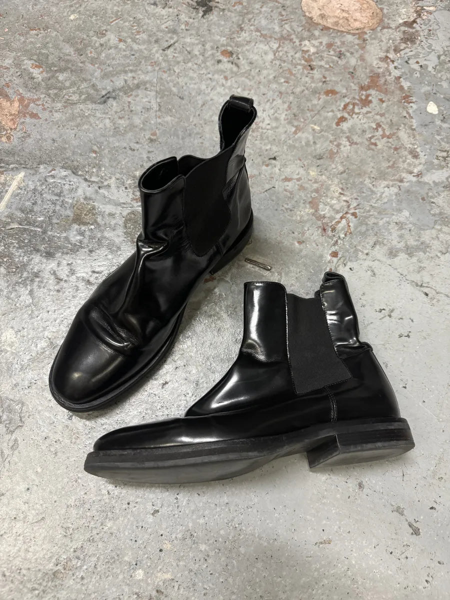 Alexander Mcqueen Black Premium Leather Boots yFpQLVN 9