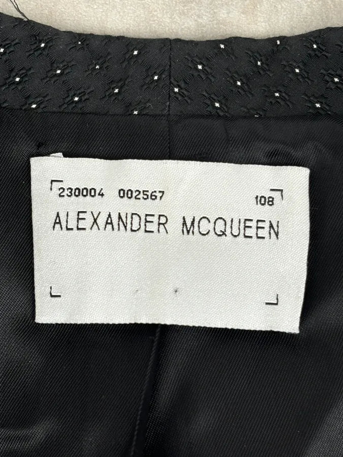 2000s Alexander McQueen Black Wool Studded Blazer aCdDLQJ 9