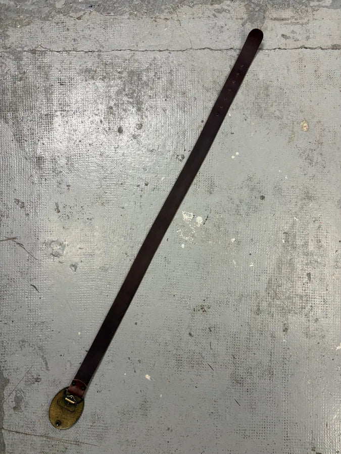 Alexander McQueen Brown Leather Steampunk Buckle Belt hZDoeEp 7