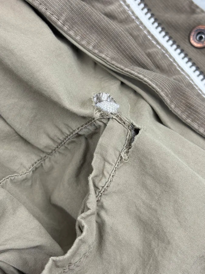 2010s Alexander McQueen Green Distressed Military Bomber Jacket REqBcYk 12