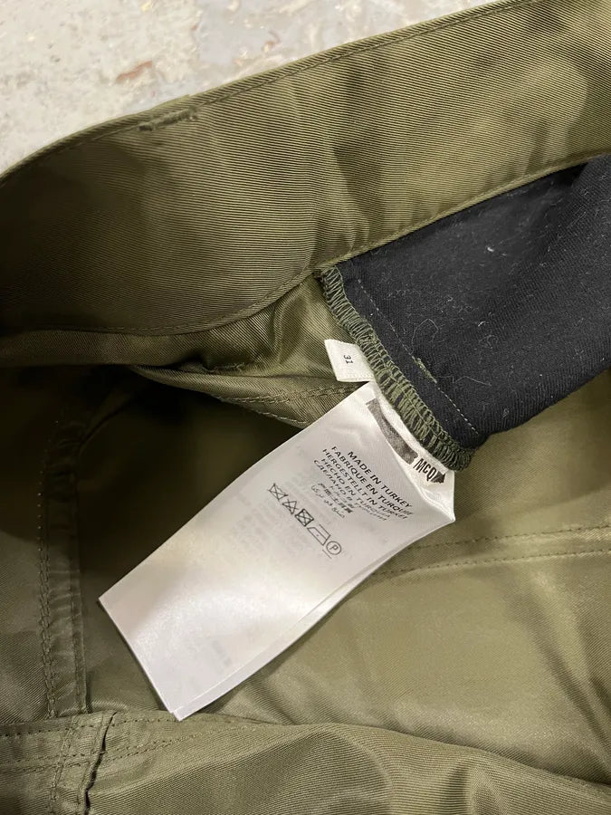 Alexander Mcqueen Khaki Contemporary Cargo Satin Pants (M) YUGWqKO 11