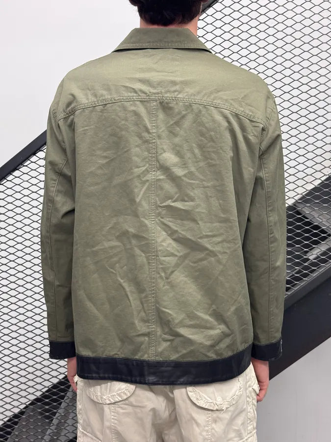 2010s Alexander McQueen Olive Asymmetrical Military Perfecto Jacket cXmdvFM 2