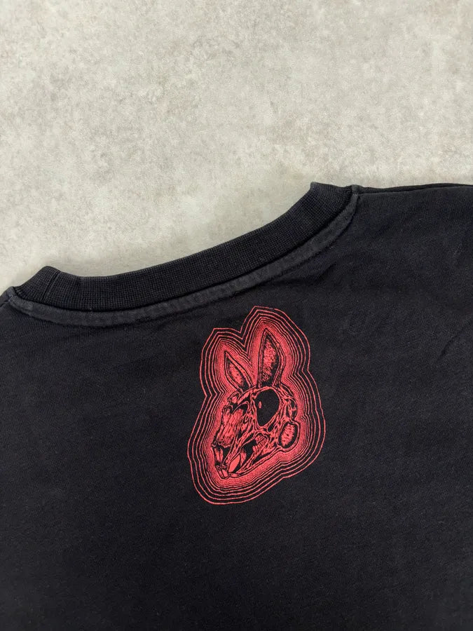 Alexander McQueen Nasty Rabbit Red & Black Crewneck Sweater aZHmuAD 5