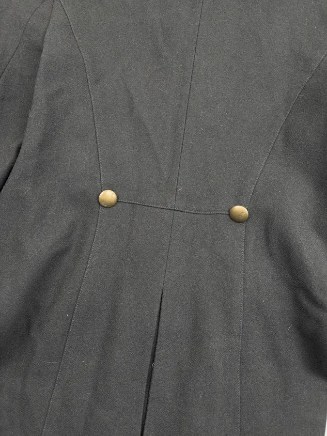 SS2011 Alexander McQueen Olive Wool Officer Double-Breasted Military Blazer Jacket PbMItsi 10