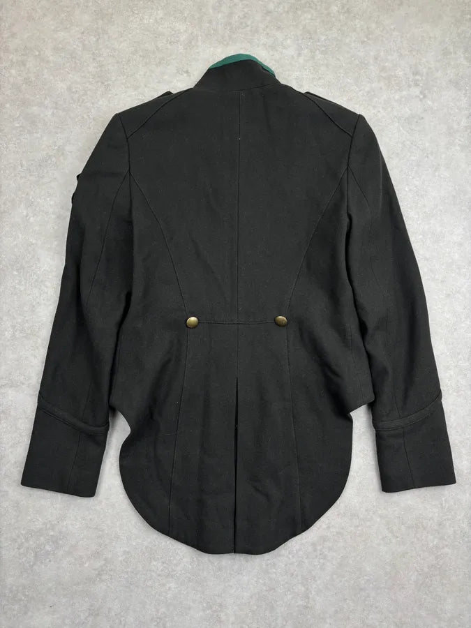 SS2011 Alexander McQueen Olive Wool Officer Double-Breasted Military Blazer Jacket PbMItsi 4