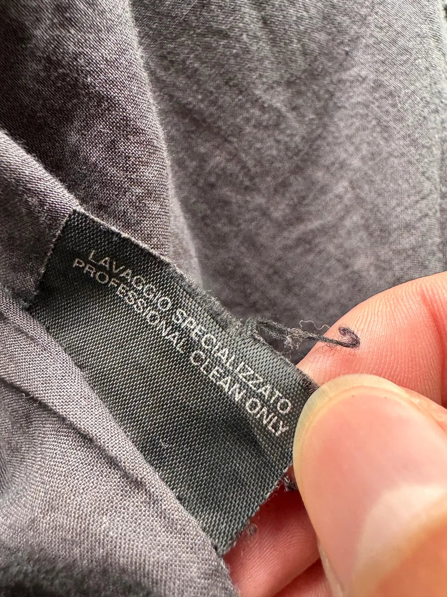 Alexander McQueen Raw Black Leather Jacket (S) 8