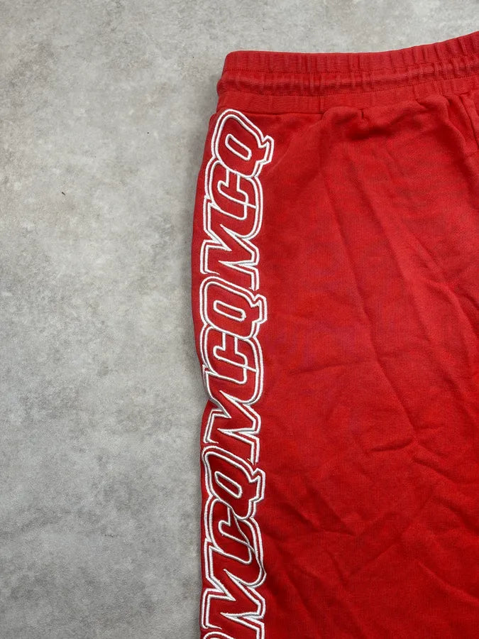 SS2020 Alexander McQueen Red Cozy Shorts wyRQilE 7
