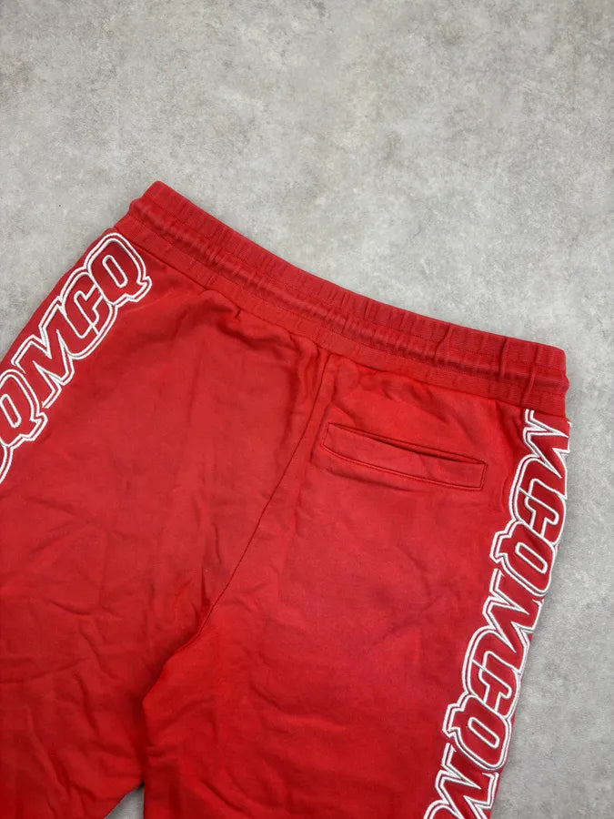 SS2020 Alexander McQueen Red Cozy Shorts wyRQilE 6
