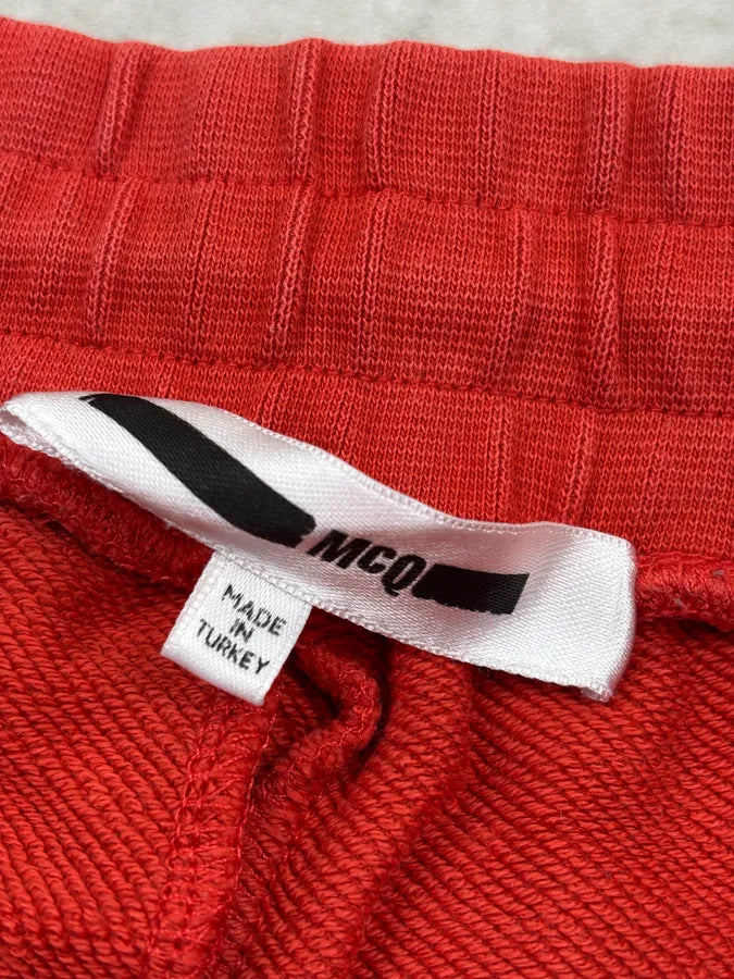 SS2020 Alexander McQueen Red Cozy Shorts wyRQilE 8